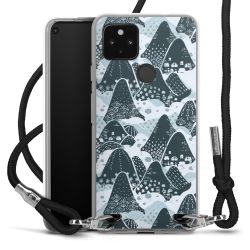 New Carry Case Transparent Stoff schwarz/silber