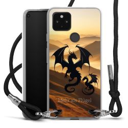 New Carry Case Transparent Stoff schwarz/silber