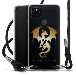 New Carry Case Transparent Stoff schwarz/silber