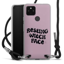 New Carry Case Transparent Stoff schwarz/silber