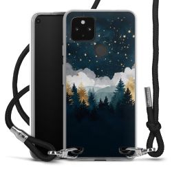 New Carry Case Transparent Stoff schwarz/silber