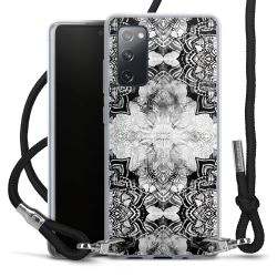 Carry Case Transparent Fabric black/silver