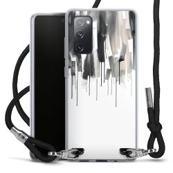 Carry Case Transparent Fabric black/silver