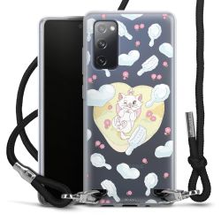 New Carry Case Transparent Stoff schwarz/silber