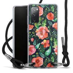 New Carry Case Transparent Stoff schwarz/silber