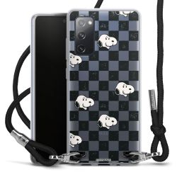 New Carry Case Transparent Stoff schwarz/silber