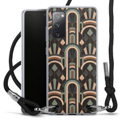 New Carry Case Transparent Stoff schwarz/silber