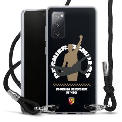 New Carry Case Transparent Stoff schwarz/silber