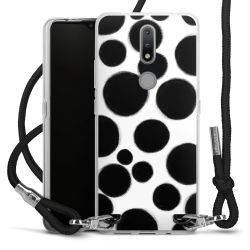 Carry Case Transparent Fabric black/silver