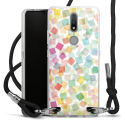 Carry Case Transparent Fabric black/silver