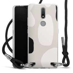 Carry Case Transparent Fabric black/silver