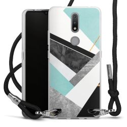 Carry Case Transparent Fabric black/silver