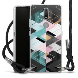 Carry Case Transparent Fabric black/silver