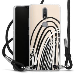 Carry Case Transparent Fabric black/silver