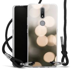 Carry Case Transparent Fabric black/silver