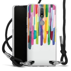 Carry Case Transparent Fabric black/silver