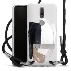 Carry Case Transparent Fabric black/silver