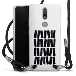 Carry Case Transparent Fabric black/silver