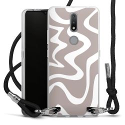 Carry Case Transparent Fabric black/silver