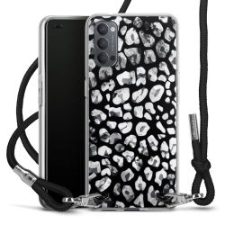 Carry Case Transparent Fabric black/silver