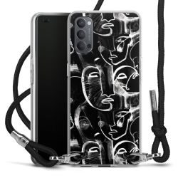 Carry Case Transparent Fabric black/silver