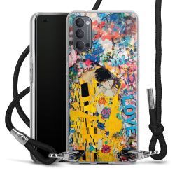 New Carry Case Transparent Stoff schwarz/silber