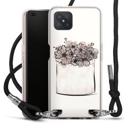 Carry Case Transparent Fabric black/silver