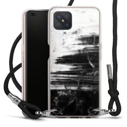 Carry Case Transparent Fabric black/silver