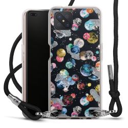 Carry Case Transparent Fabric black/silver