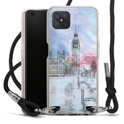 Carry Case Transparent Fabric black/silver