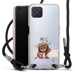 New Carry Case Transparent Stoff schwarz/silber