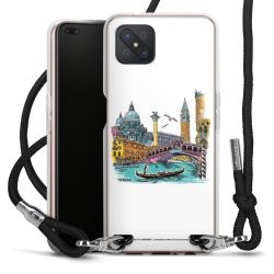 New Carry Case Transparent Stoff schwarz/silber