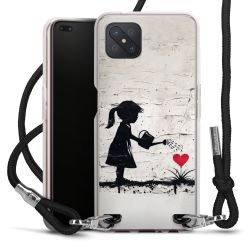 New Carry Case Transparent Stoff schwarz/silber