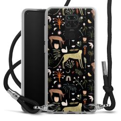 New Carry Case Transparent Stoff schwarz/silber