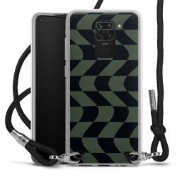 New Carry Case Transparent Stoff schwarz/silber