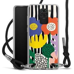 New Carry Case Transparent Stoff schwarz/silber