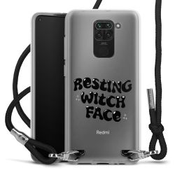 New Carry Case Transparent Stoff schwarz/silber