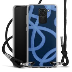 New Carry Case Transparent Stoff schwarz/silber