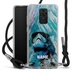 New Carry Case Transparent Stoff schwarz/silber