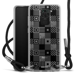 New Carry Case Transparent Stoff schwarz/silber