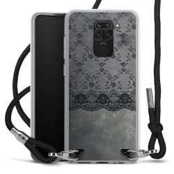 New Carry Case Transparent Stoff schwarz/silber