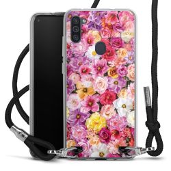 Carry Case Transparent Fabric black/silver