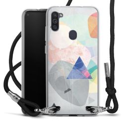 Carry Case Transparent Fabric black/silver