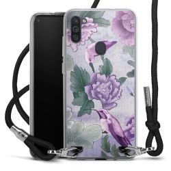 Carry Case Transparent Fabric black/silver