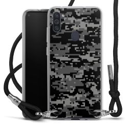 Carry Case Transparent Fabric black/silver