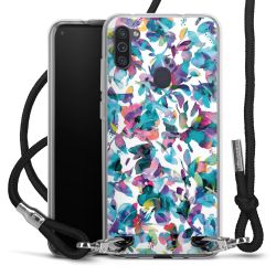 Carry Case Transparent Fabric black/silver