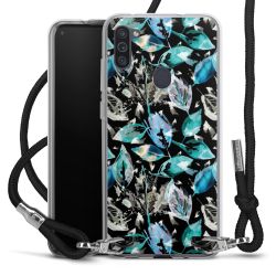 Carry Case Transparent Fabric black/silver