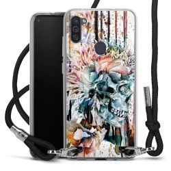 Carry Case Transparent Fabric black/silver