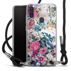 Carry Case Transparent Fabric black/silver