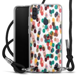 Carry Case Transparent Fabric black/silver